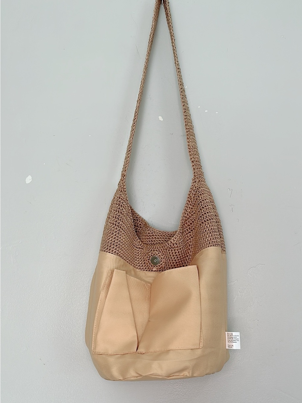 The Sak Woven Straw Shoulder Bag with Colorful Tassels - Natural - Picture 10 of 13